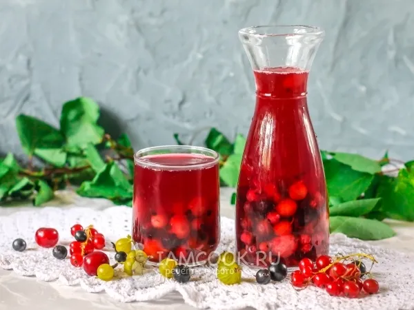 Фото блюда: Ягодный компот