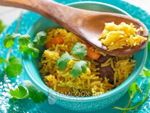 Фото блюда: Плов из риса басмати