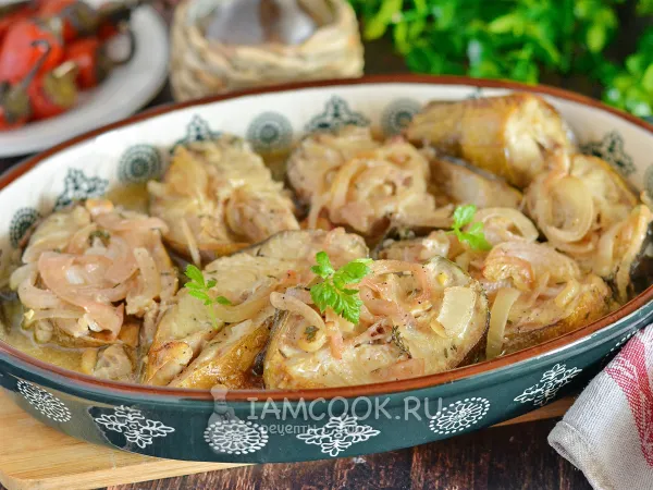 Фото блюда: Терпуг в рукаве в духовке