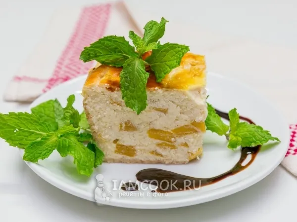 Фото блюда: Творожная запеканка с манго