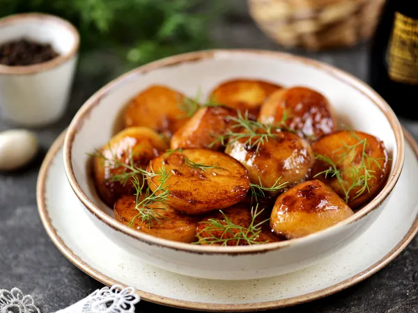 Фото готового блюда: Жареная картошка по-корейски