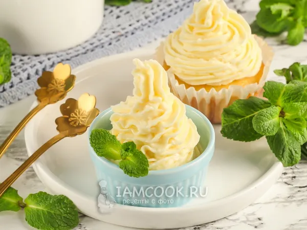 Фото блюда: Крем для капкейков со сгущенкой