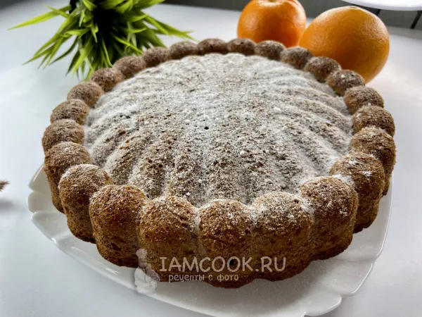 Фото блюда: Василопита (греческий новогодний пирог)