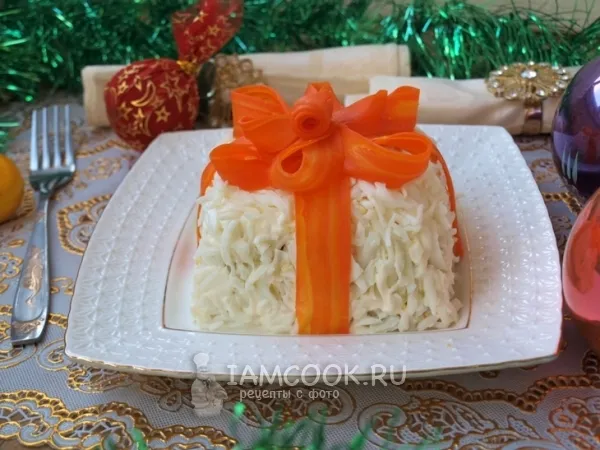 Фото готового блюда: Салат «Подарок»