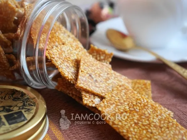 Фото готового блюда: Кунжутный грильяж