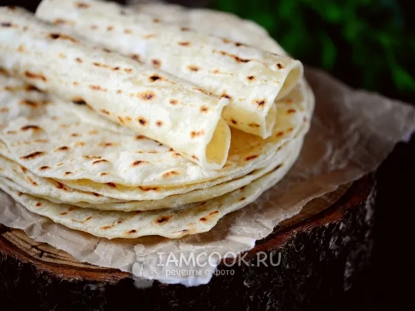 Фото блюда: Лепёшки без яиц на сковороде