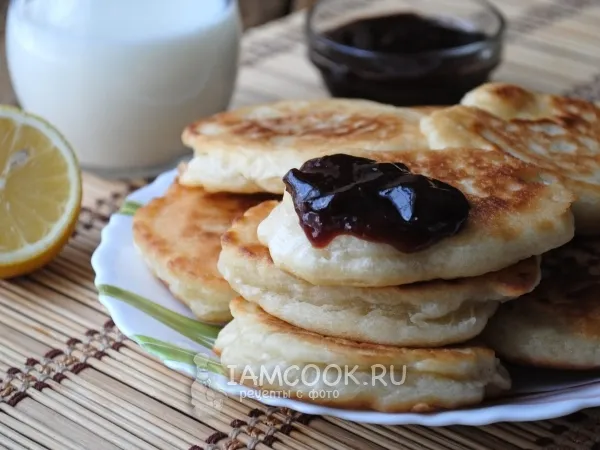 Фото блюда: Оладьи на воде без яиц и дрожжей