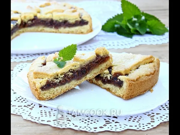 Фото блюда: Пирог с клубничным вареньем