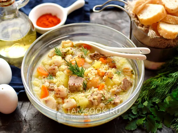 Фото готового блюда: Кулеш с салом и говядиной