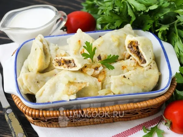 Фото блюда: Вареники с ливером