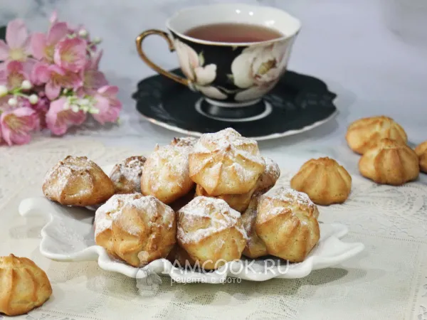 Фото готового блюда: Заварное печенье