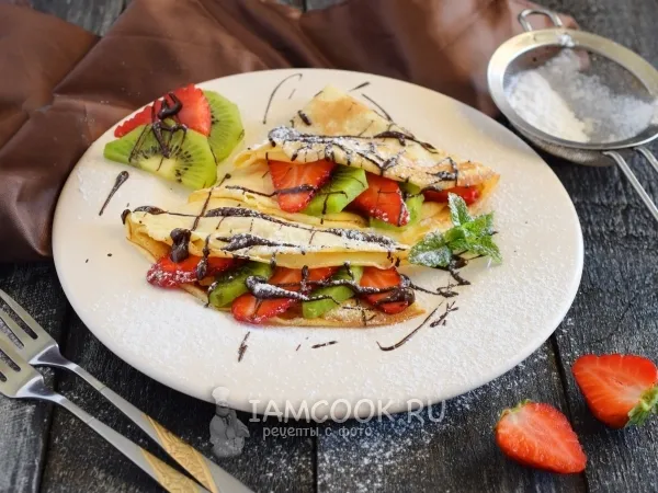 Фото блюда: Французские блинчики