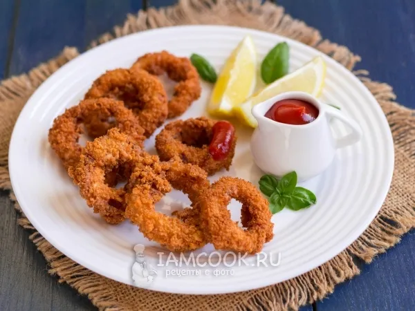 Фото блюда: Луковые кольца в кляре