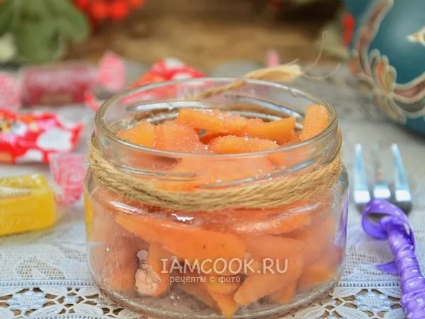 Фото готового блюда: Цукаты из айвы