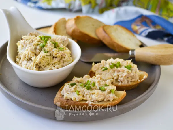 Фото блюда: Намазка из печени трески