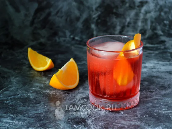 Фото блюда: Коктейль «Негрони» (Negroni)