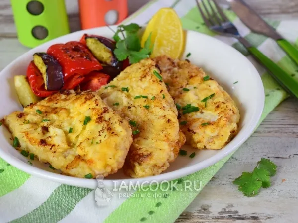 Фото готового блюда: Отбивные с горчицей на сковороде