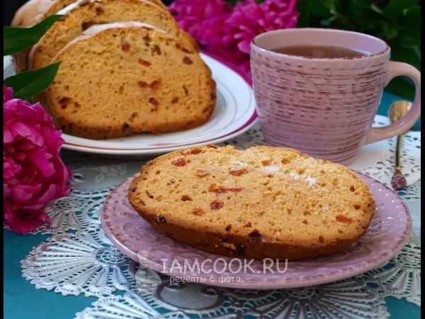 Фото блюда: Кекс с изюмом в хлебопечке