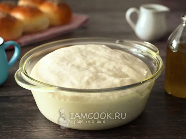 Фото готового блюда: Дрожжевое тесто на оливковом масле