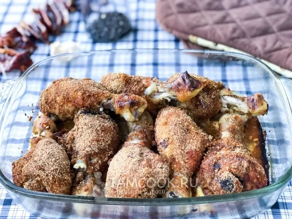 Фото готового блюда: Острые куриные ножки в панировке