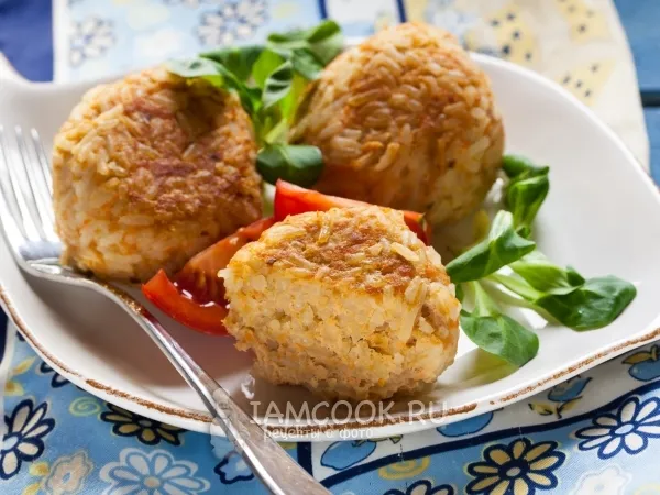 Фото блюда: Рыбные ежики