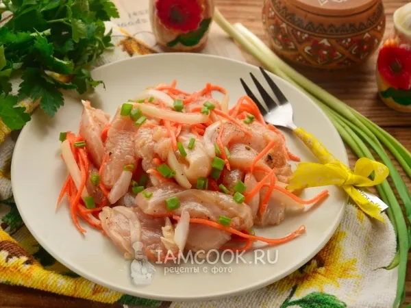 Фото блюда: Хе из курицы по-корейски