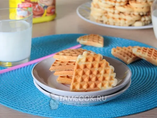 Фото готового блюда: Вафли песочные
