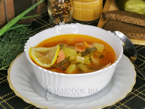 Фото блюда: Легкий рассольник (без крупы)