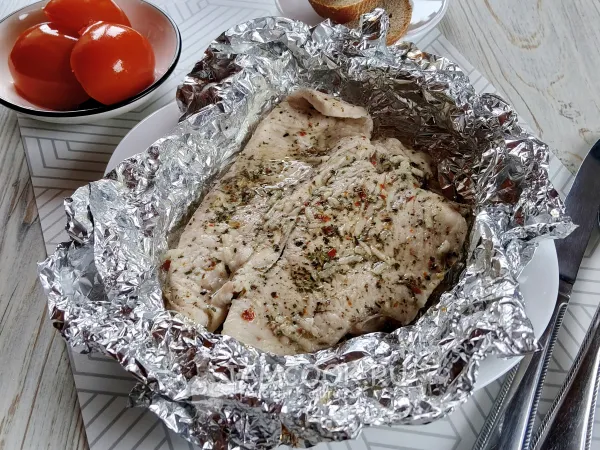 Фото блюда: Индейка в фольге на мангале