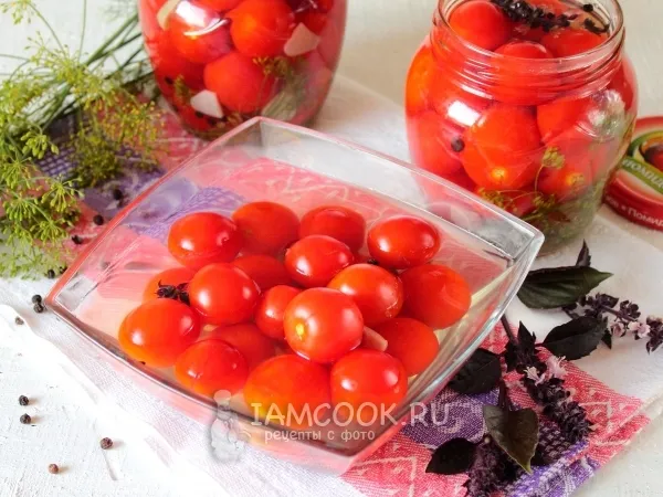 Фото блюда: Пикантные маринованные черри