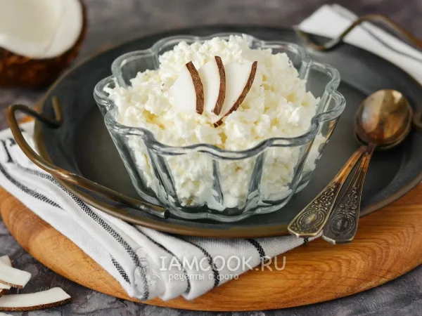 Фото блюда: Творог с кокосом (свежим)