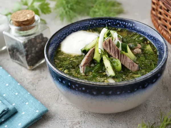 Фото готового блюда: Татарская окрошка