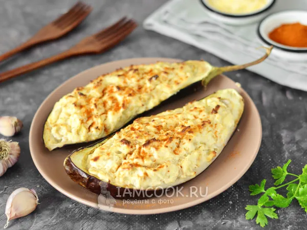 Фото блюда: Запеченные баклажаны с рикоттой