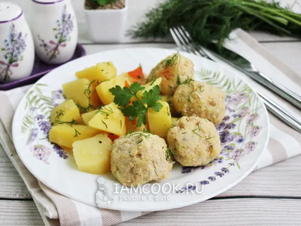 Фото готового блюда: Тефтели из судака