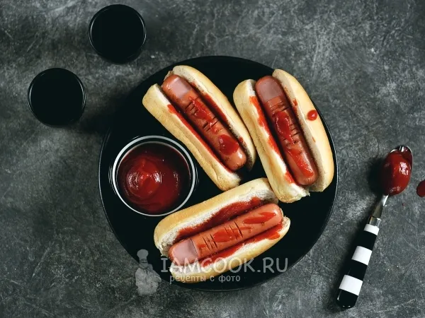 Фото блюда: Хот-доги «Пальцы»