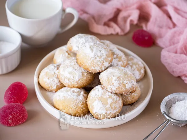 Фото готового блюда: Печенье «Снежок»