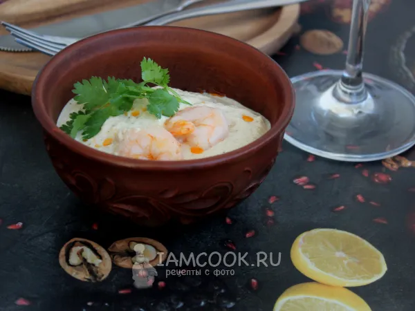 Фото блюда: Сациви с креветками