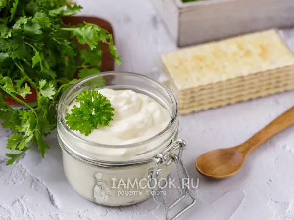 Фото блюда: Домашний майонез на молоке без яиц