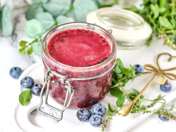 Фото блюда: Варенье из голубики с сахаром без варки на зиму