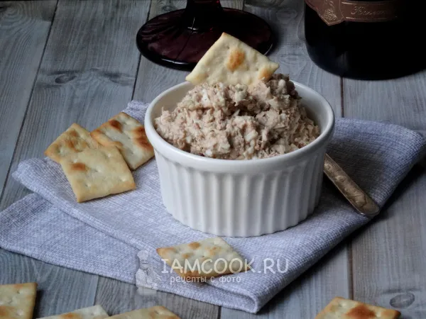 Фото блюда: Паштет из консервированного тунца с яйцом