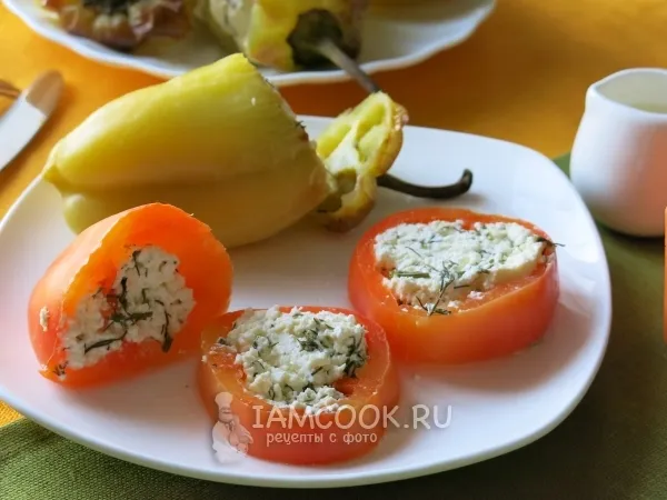 Фото готового блюда: Фаршированный болгарский перец