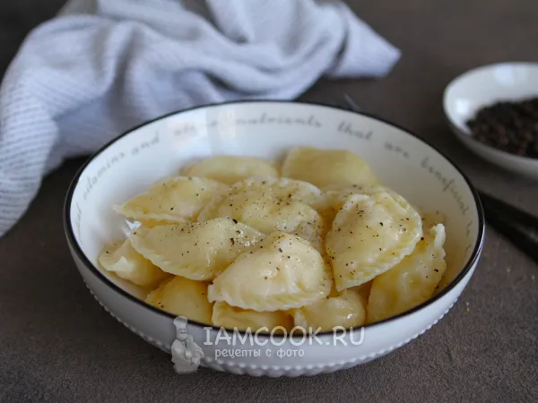 Фото блюда: Вареники с бататом