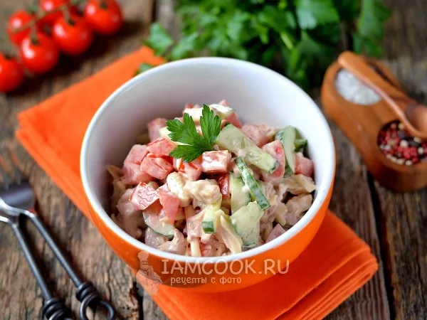 Фото готового блюда: Салат «Малибу»