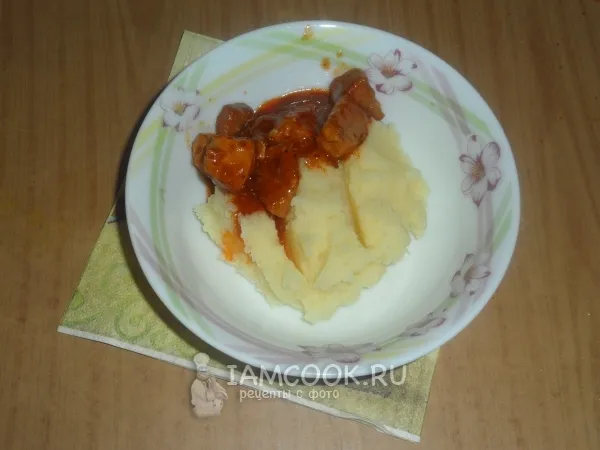 Фото блюда: Картошечка с гуляшом по-сибирски