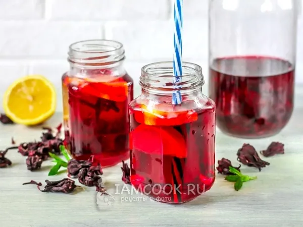 Фото блюда: Лимонад из каркаде