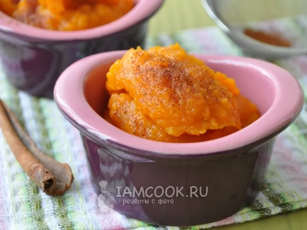 Фото готового блюда: Тыквенное пюре с корицей