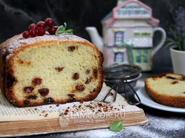 Фото блюда: Кекс «Столичный» в хлебопечке