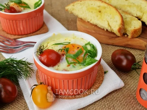 Фото готового блюда: Яйца кокот