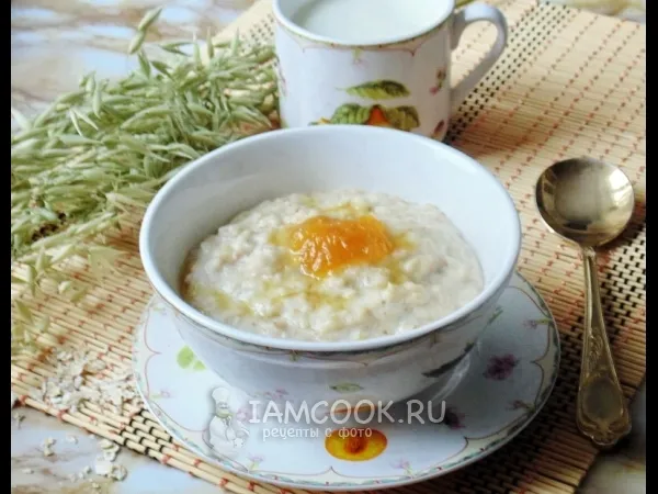 Фото блюда: Геркулесовая каша с молоком