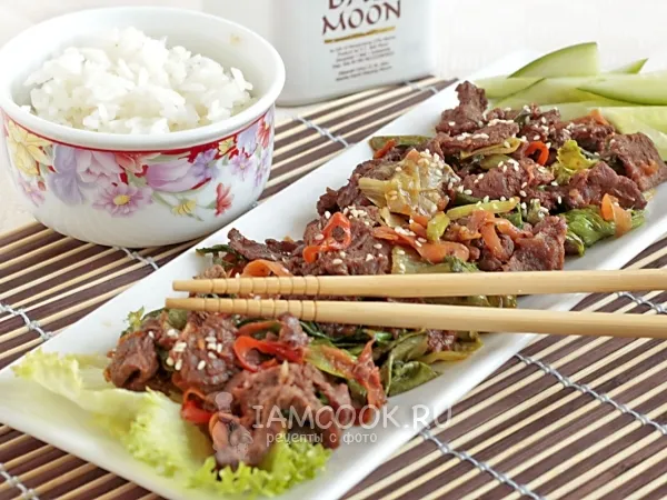 Фото готового блюда: Говядина по-тайски